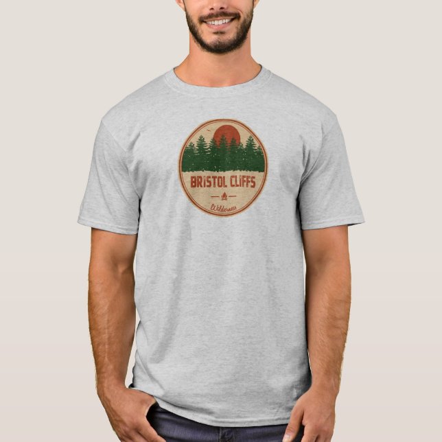 Bristol Cliffs Wilderness Vermont T-Shirt (Front)