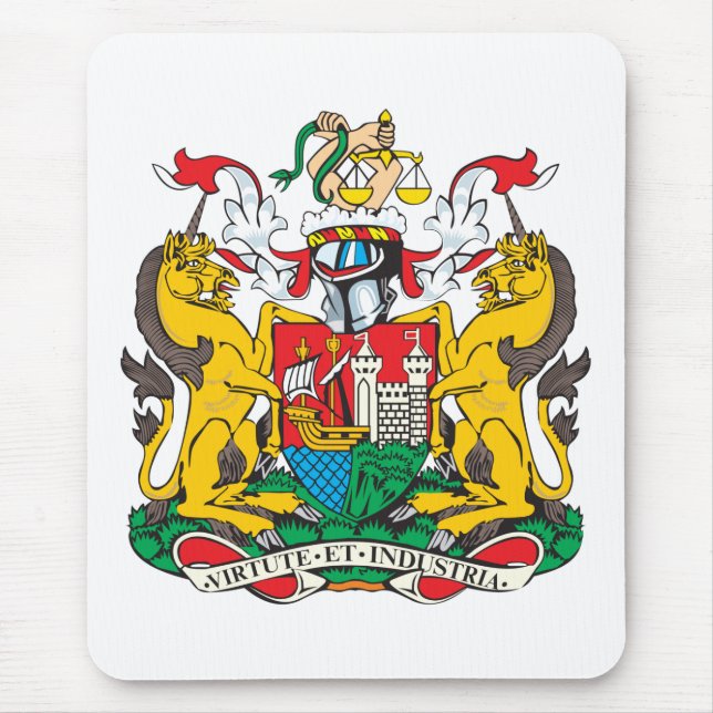 Bristol Coat of Arms Mouse Mat (Front)