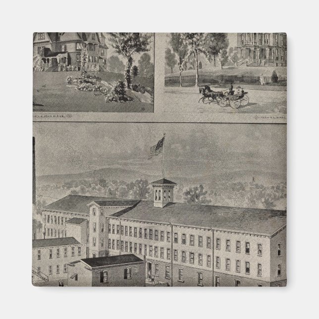 Bristol Connecticut Illustration Magnet (Front)