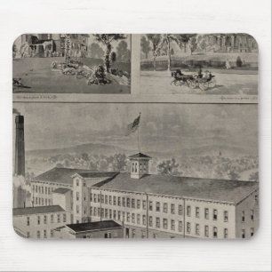 Bristol Connecticut Illustration Mouse Mat