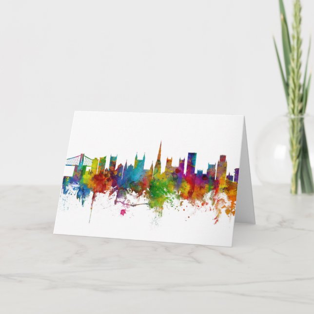 Bristol England Skyline Card (Front)