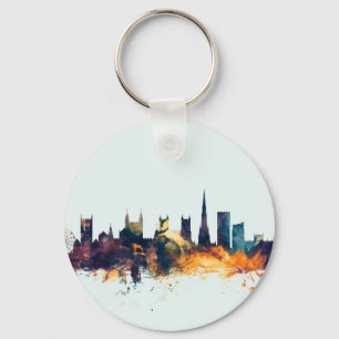 Bristol England Skyline Key Ring