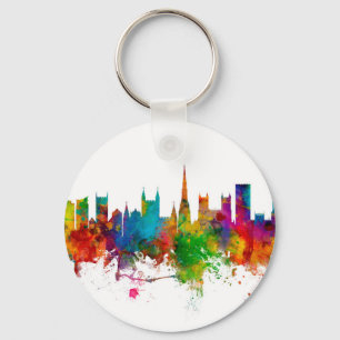 Bristol England Skyline Key Ring