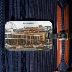 Bristol England UK Panorama View Luggage Tag