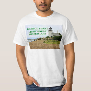 Bristol Ferry Lighthouse, Rhode Island T-Shirt