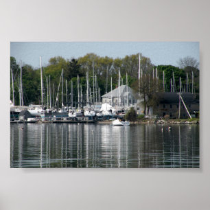 Bristol Harbour Bristol Rhode Island Poster