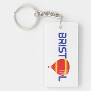 Bristol Hot Air Balloon Colourful Key Ring