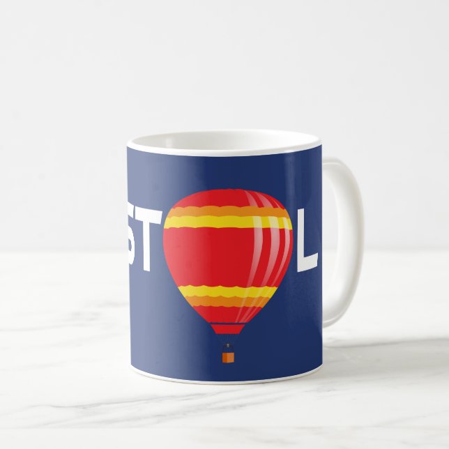 Bristol Hot Air Balloon Cool Aeronaut Coffee Mug (Front Right)
