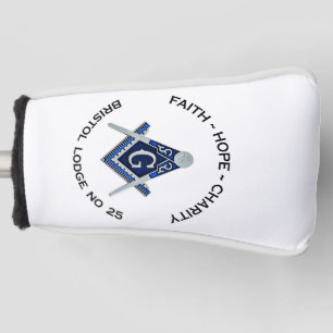 Bristol No 25 Masonic Golf Putter Cover