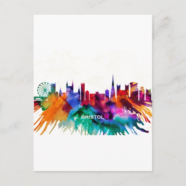 Bristol skyline holiday postcard (Front)