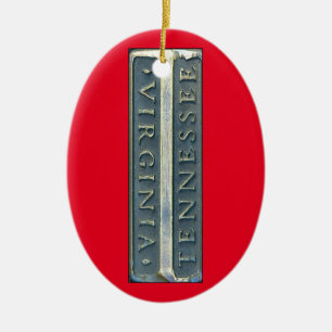 Bristol Street Marker Ceramic Tree Decoration
