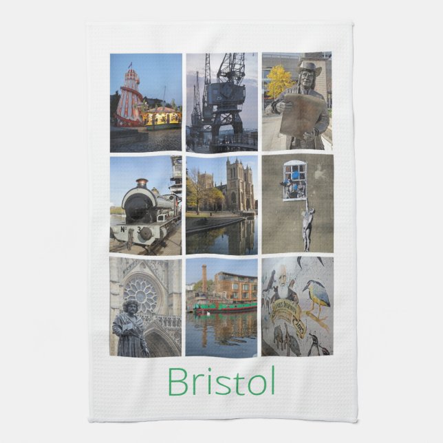 Bristol Tea Towel (Vertical)