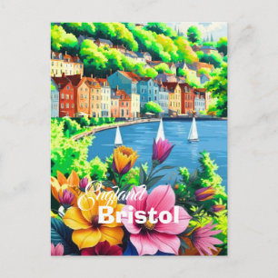 Bristol Travel Postcard Art, Bristol Travel Art, E