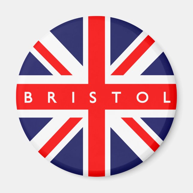 Bristol UK Flag Magnet (Front)