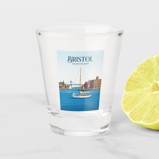 Bristol USA Shot Glass (Front)