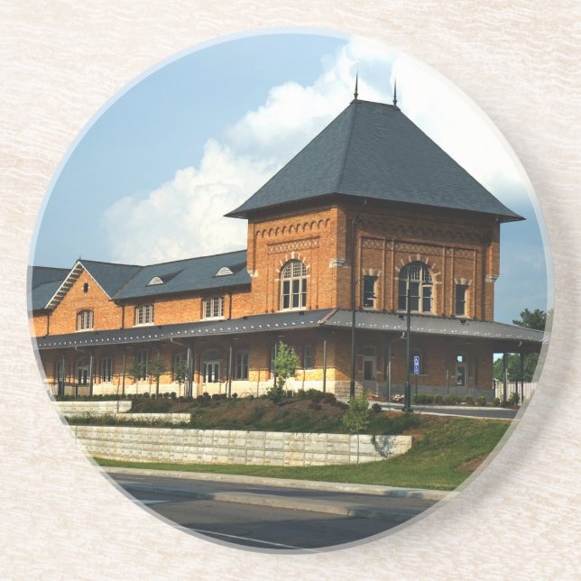 Bristol Virginia Train Station Coaster (Front)