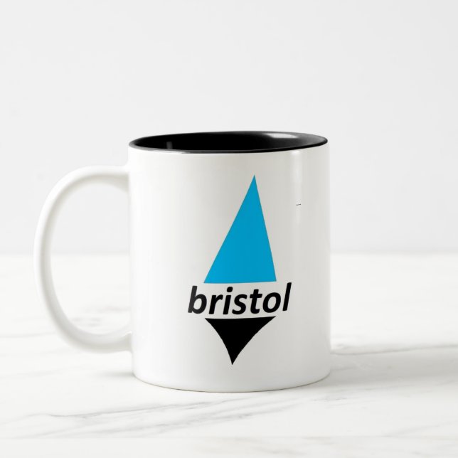 Bristol Yachts Two-Tone Coffee Mug (Left)