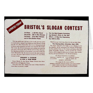 Bristol's Slogan Contest