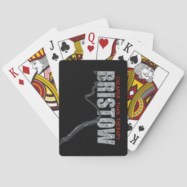 BRISTOW ROCKS Playing Cards (Back)