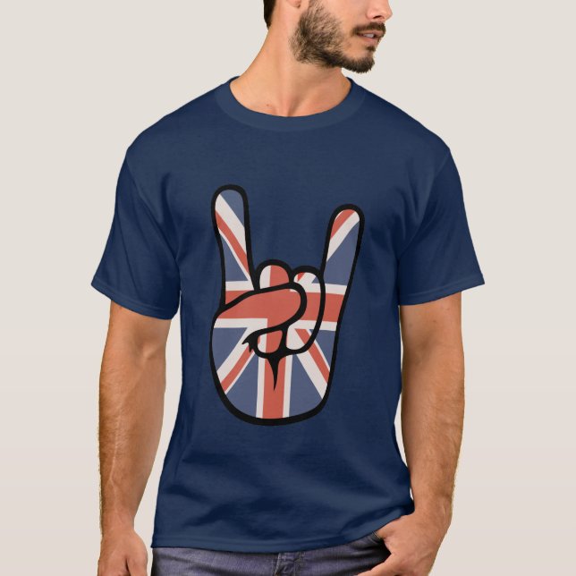 Brit Rock Hand T-Shirt (Front)