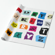 britain Alphabet design on