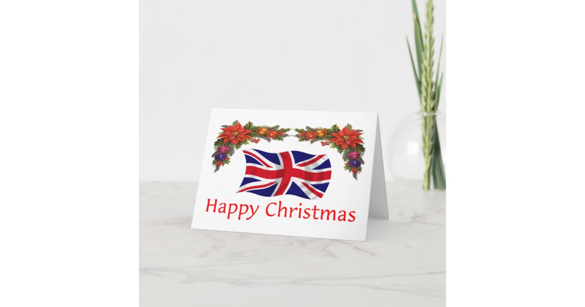 Britain Christmas Holiday Card | Zazzle.co.uk