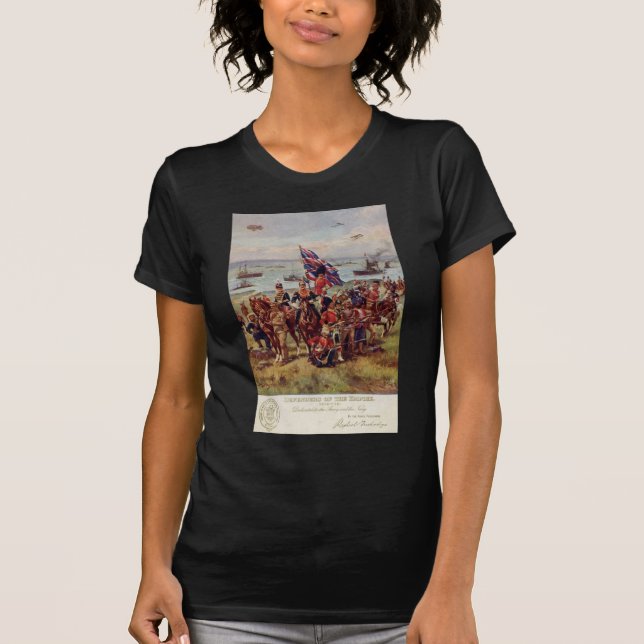 Britain Defends France T-Shirt (Front)