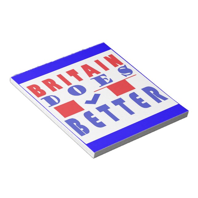  BRITAIN DOES IT BETTER WORD DESIGN NOTEPAD (Angled)
