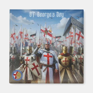 Britain First St, George's Day Fridge Magnet