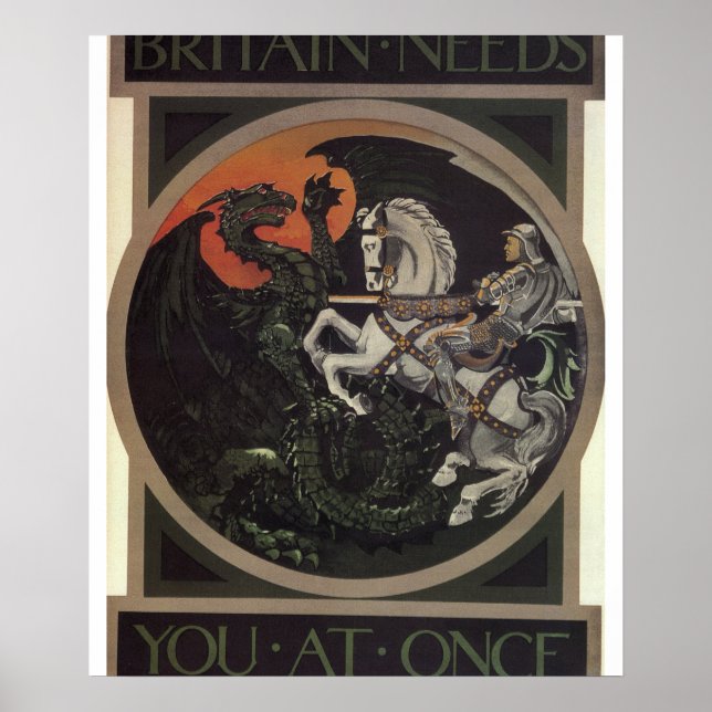 Britain needs you at once_Propaganda Poster (Front)