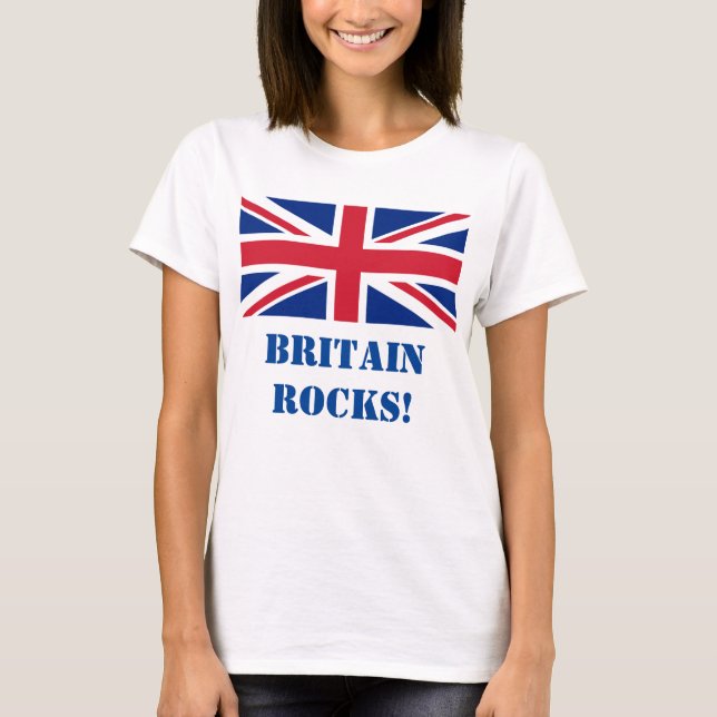 BRITAIN ROCKS! T-Shirt (Front)