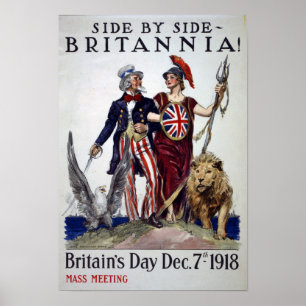 Britain's Day Vintage Poster