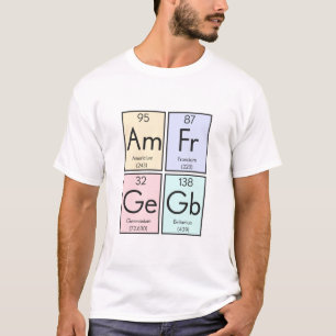 "Britanium" Chemical Elements Named After Nations T-Shirt