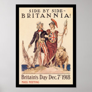 Britannia World War II Poster