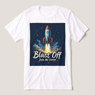 Brite-T Blast Off Into The Cosmos 0019322 Tri-Blend Shirt