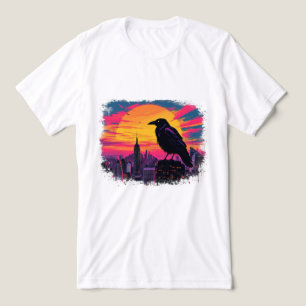 Brite-T City Crow Sunset 0019281 Tri-Blend Shirt