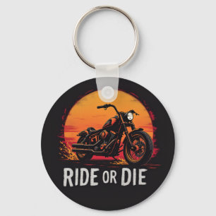 Brite-T Motorcycle Ride or Die 0019613 Key Ring