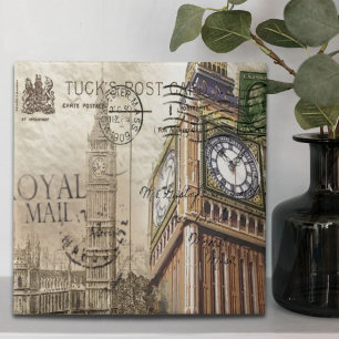 Britian England london clocktower big ben Tile