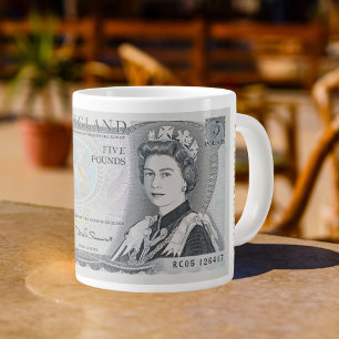 British 1971 £5 Note Mug – Queen Elizabeth II