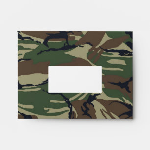 British 95 Forest Green Camouflage Envelopes