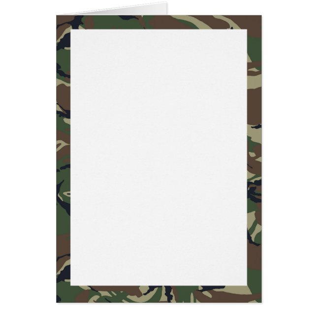 British 95 Forest Green Camouflage With White (Front)