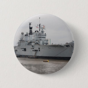 British Aircraft Carrier 6 Cm Round Badge