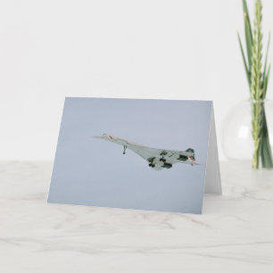 British Airways Concorde on final descent, Ottawa, Card