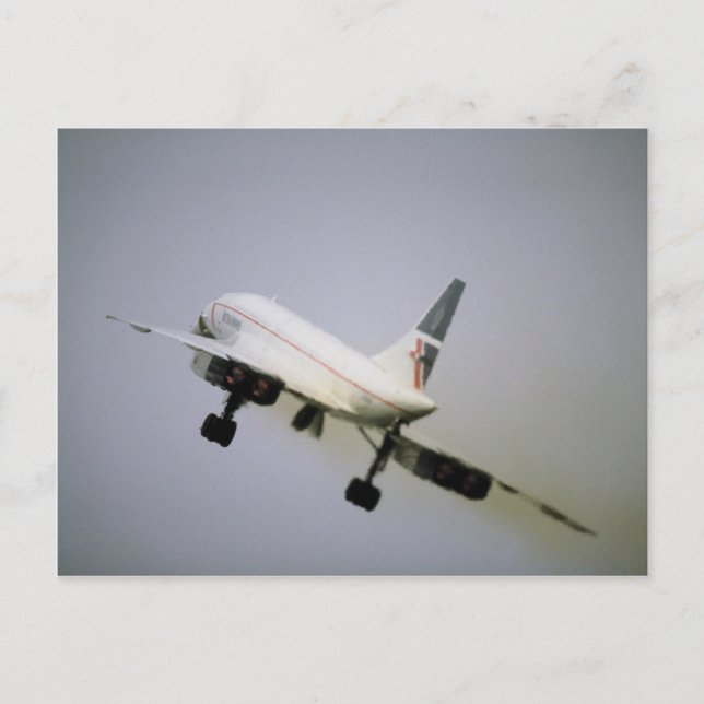British Airways Concorde Postcard (Front)