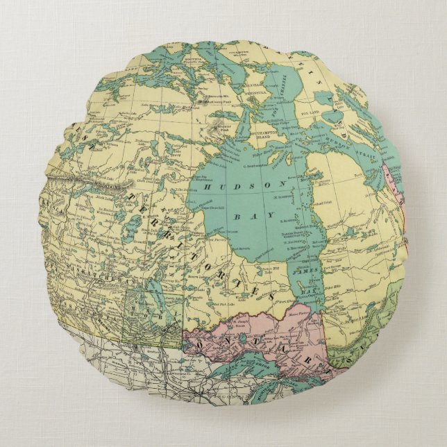 British America Round Cushion (Front)