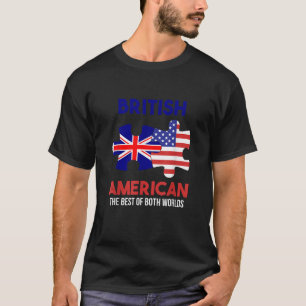 British American England USA Pride United Kingdom  T-Shirt