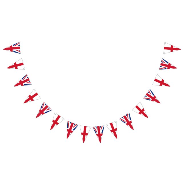British and English flags bunting (All)