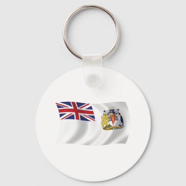 British Antarctic Flag Keychain (Front)