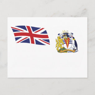 British Antarctic Flag Postcard