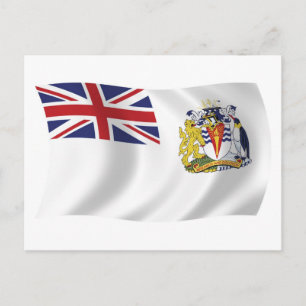 British Antarctic Flag Postcard